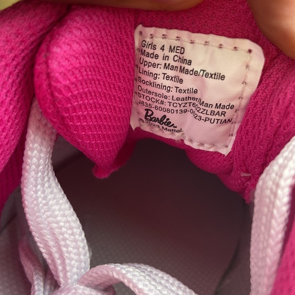 Barbie Limited Edition Kid’s Sneakers Size 4Y - Picture 12 of 13